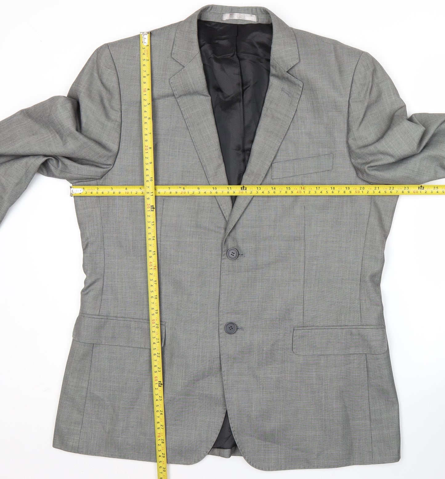 Butler and Webb Men’s Grey 42 Regular Suit Jacket Business Formal