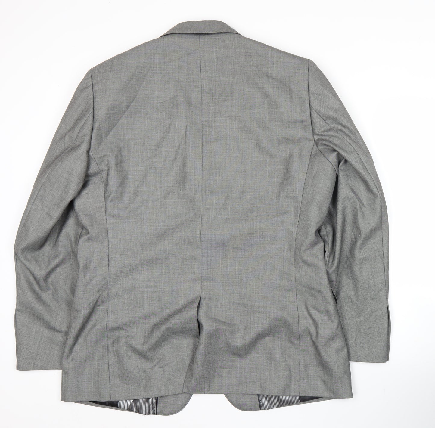 Butler and Webb Men’s Grey 42 Regular Suit Jacket Business Formal