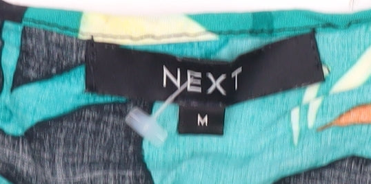 Next Womens Multicoloured Floral Kimono Blouse Size M Viscose