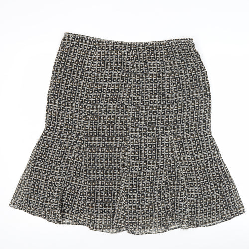 Axcess Liz Claiborne Women’s Black Size 12 Flare Knee Skirt Polyester