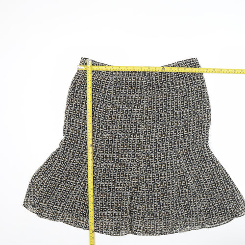Axcess Liz Claiborne Women’s Black Size 12 Flare Knee Skirt Polyester