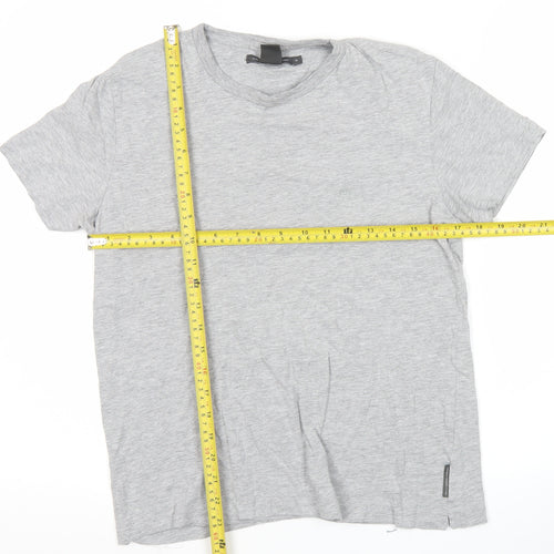 French Connection Men’s Grey Crew Neck Regular Fit T-Shirt M