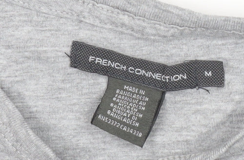French Connection Men’s Grey Crew Neck Regular Fit T-Shirt M