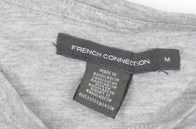 French Connection Men’s Grey Crew Neck Regular Fit T-Shirt M