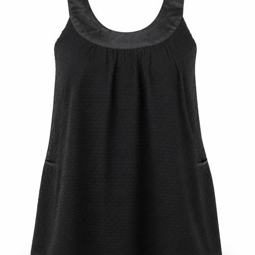 Miss Selfridge Womens Black Size 8 Halter Chiffon Blouse
