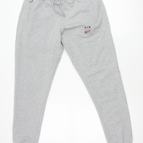 Nike Boys Grey 2XL Jogger Sweatpants Trousers Elastic Waist Pockets