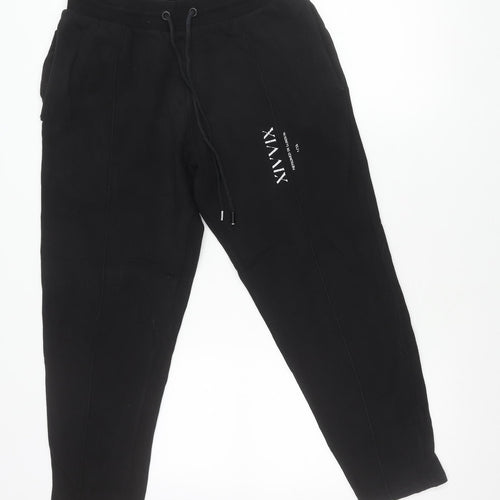 ASOS DESIGN Women’s Black Jogger Trousers Size S Elastic Waist Pockets