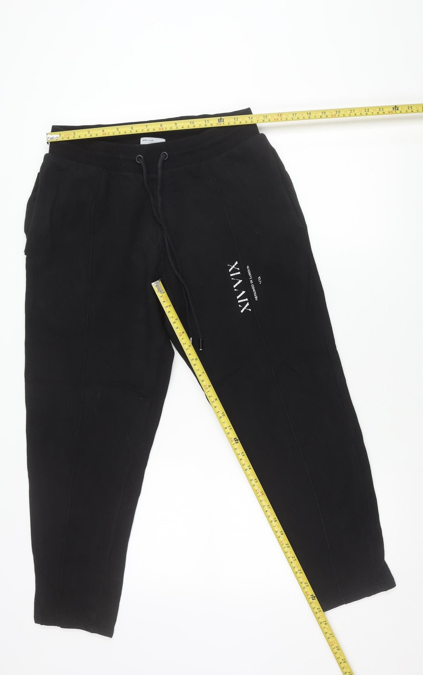 ASOS DESIGN Women’s Black Jogger Trousers Size S Elastic Waist Pockets