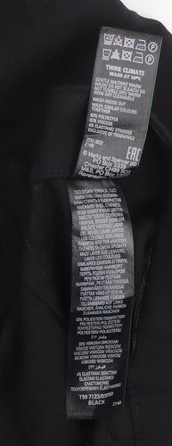 Marks and Spencer Men's Black Regular Fit Dress Pants Trousers M