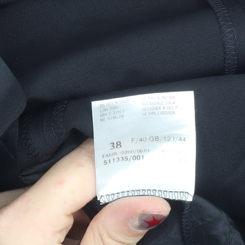 Basler Women Black Size 12 Pencil Skirt Knee Length Workwear