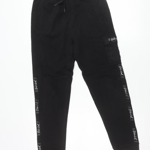 Supply & Demand Teens Black Jogger Trousers XL Cotton Blend