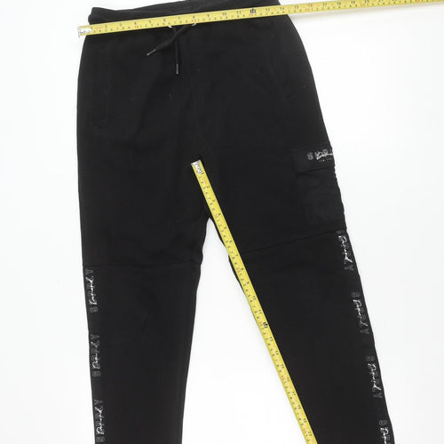 Supply & Demand Teens Black Jogger Trousers XL Cotton Blend