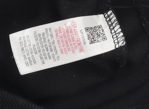 Supply & Demand Teens Black Jogger Trousers XL Cotton Blend