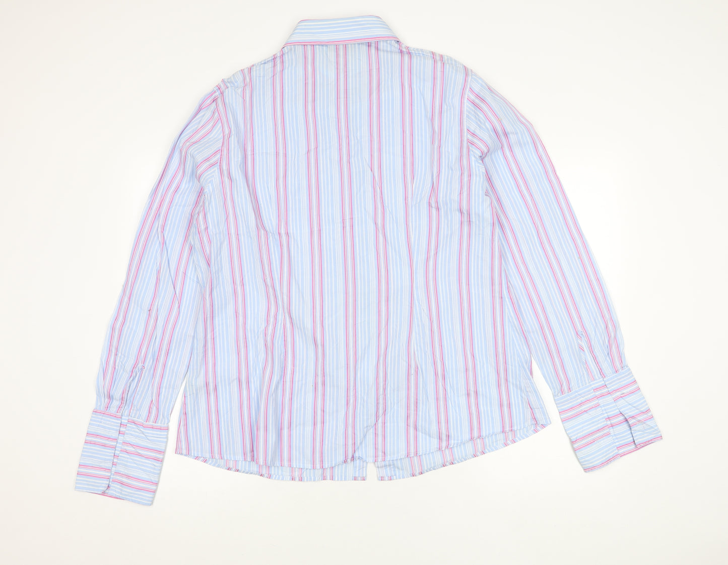 Hawes & Curtis Men’s Blue Striped Long Sleeve Shirt Size 20