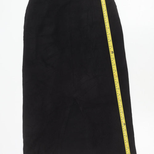 Uniqlo Women’s Black Cotton Stretch Pencil Skirt Size 6