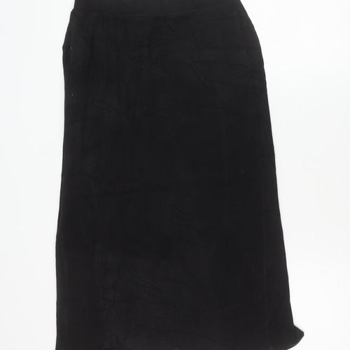 Uniqlo Women’s Black Cotton Stretch Pencil Skirt Size 6