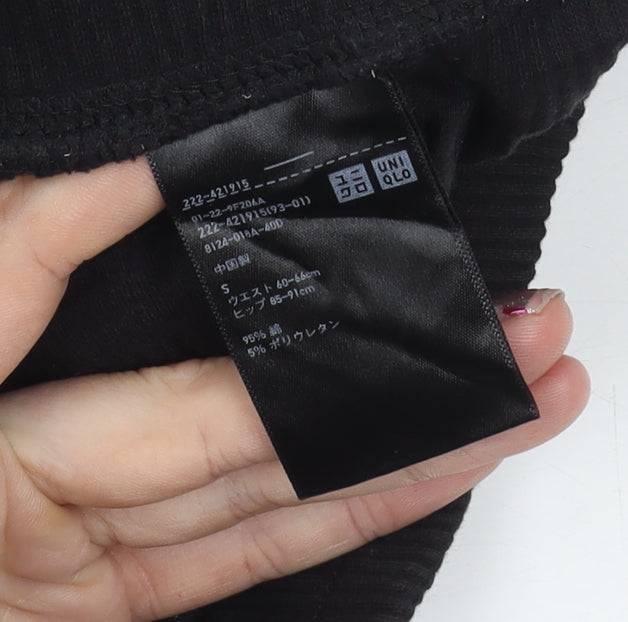 Uniqlo Women’s Black Cotton Stretch Pencil Skirt Size 6