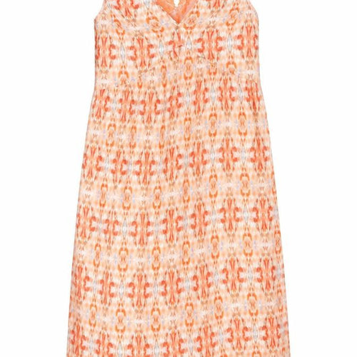 Marks and Spencer Per Una Women’s Orange Shift Dress Size 8 Boho Summer