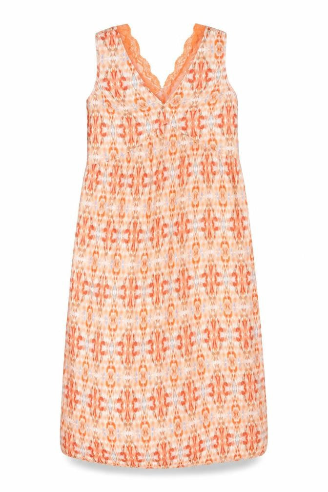 Marks and Spencer Per Una Women’s Orange Shift Dress Size 8 Boho Summer