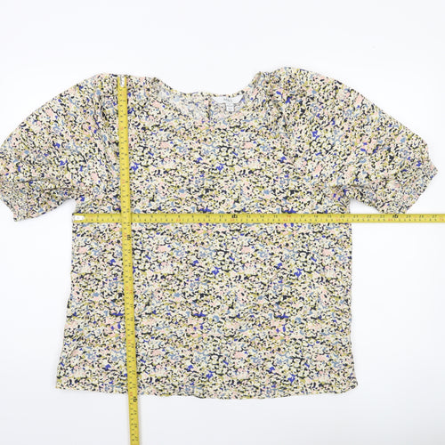 Marks and Spencer Womens Multicoloured Floral Tunic Blouse Size 14