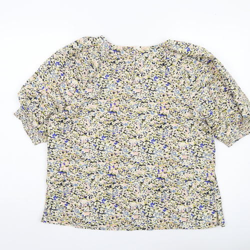 Marks and Spencer Womens Multicoloured Floral Tunic Blouse Size 14