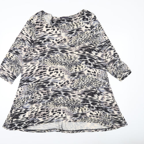 Marks and Spencer Women’s Multicoloured Animal Print Tunic Blouse UK 20