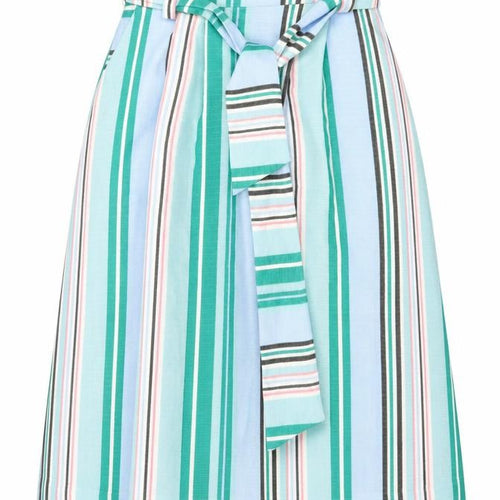Oasis Women’s Multicoloured Stripe A-Line Knee Length Skirt Size 8