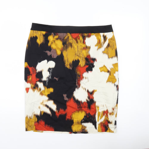 Marks and Spencer Women’s Multicoloured Floral Pencil Skirt Size 16