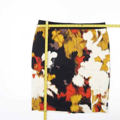 Marks and Spencer Women’s Multicoloured Floral Pencil Skirt Size 16