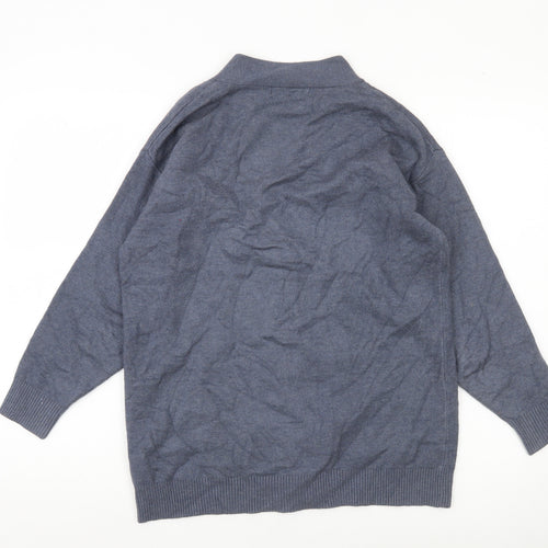 Marks and Spencer Women’s Blue Cardigan Size S V-Neck Button Knit