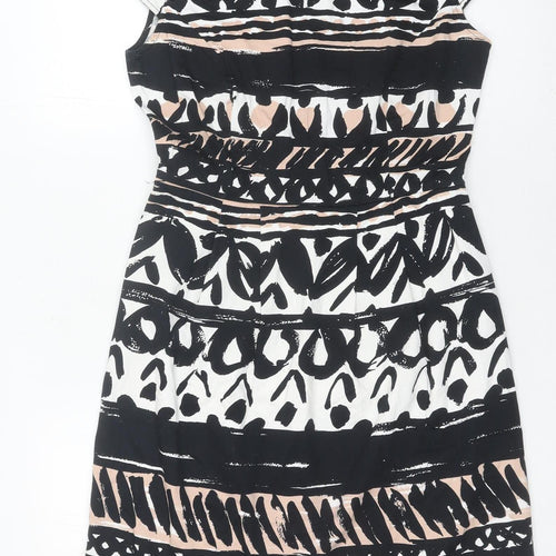 Marks and Spencer Women’s Black Beige Sheath Dress Size 10