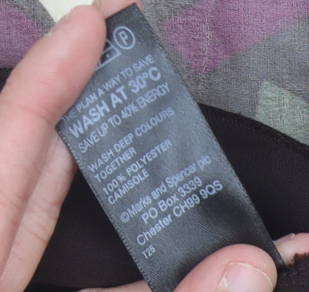 Marks and Spencer Women’s Multicoloured Size 12 Tunic Blouse