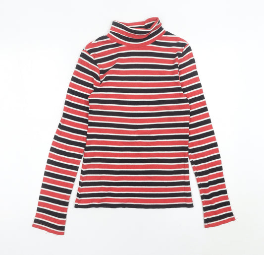 Damart Crew Striped Jumper DAMART THIN JUMPER WITH 3/4 SLEEVES