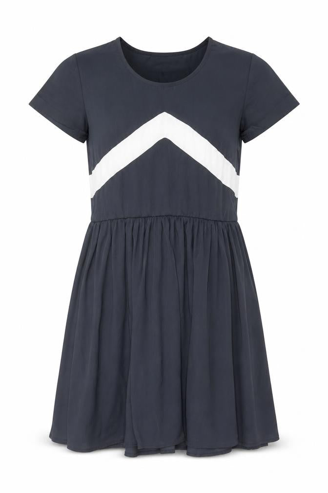 Moss Copenhagen Women’s Blue Knee Length Fit & Flare Dress S