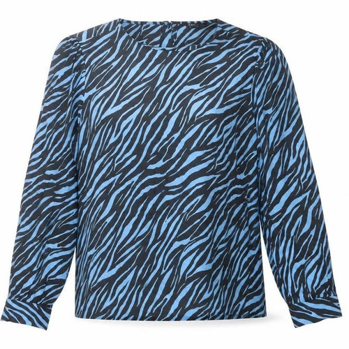 Marks and Spencer Women’s Blue Animal Print Blouse Size 10