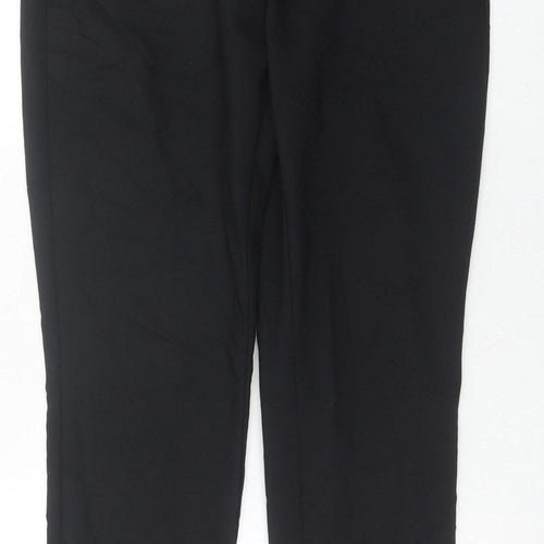 H&M Womens Black Slim Chino Trousers Size 10