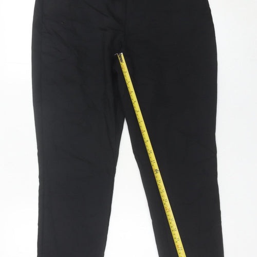 H&M Womens Black Slim Chino Trousers Size 10