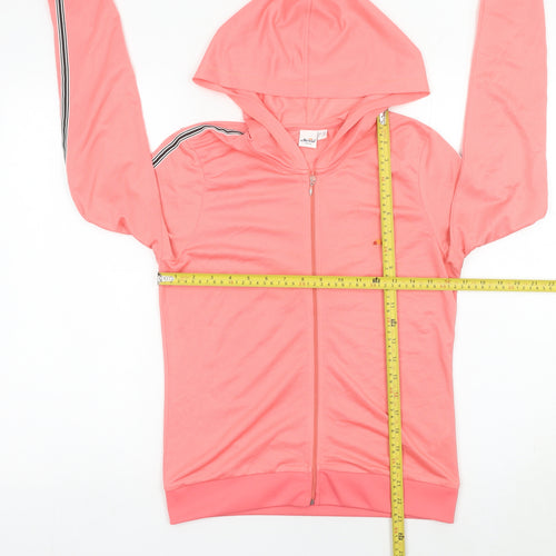 Ellesse Women’s Pink Full Zip Hoodie UK 10 Polyester Sportswear