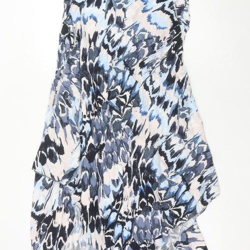 Mint Velvet Women’s Multicoloured Asymmetric Halter Dress Size M