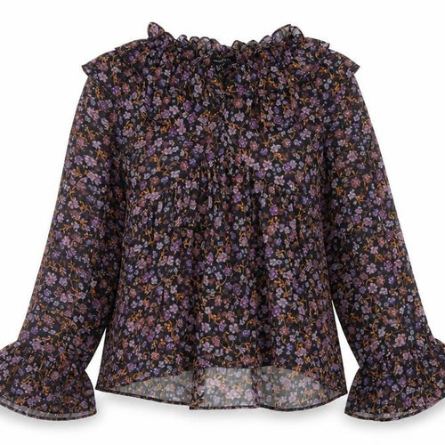 New Look Women’s Multicoloured Floral Tunic Blouse UK 10