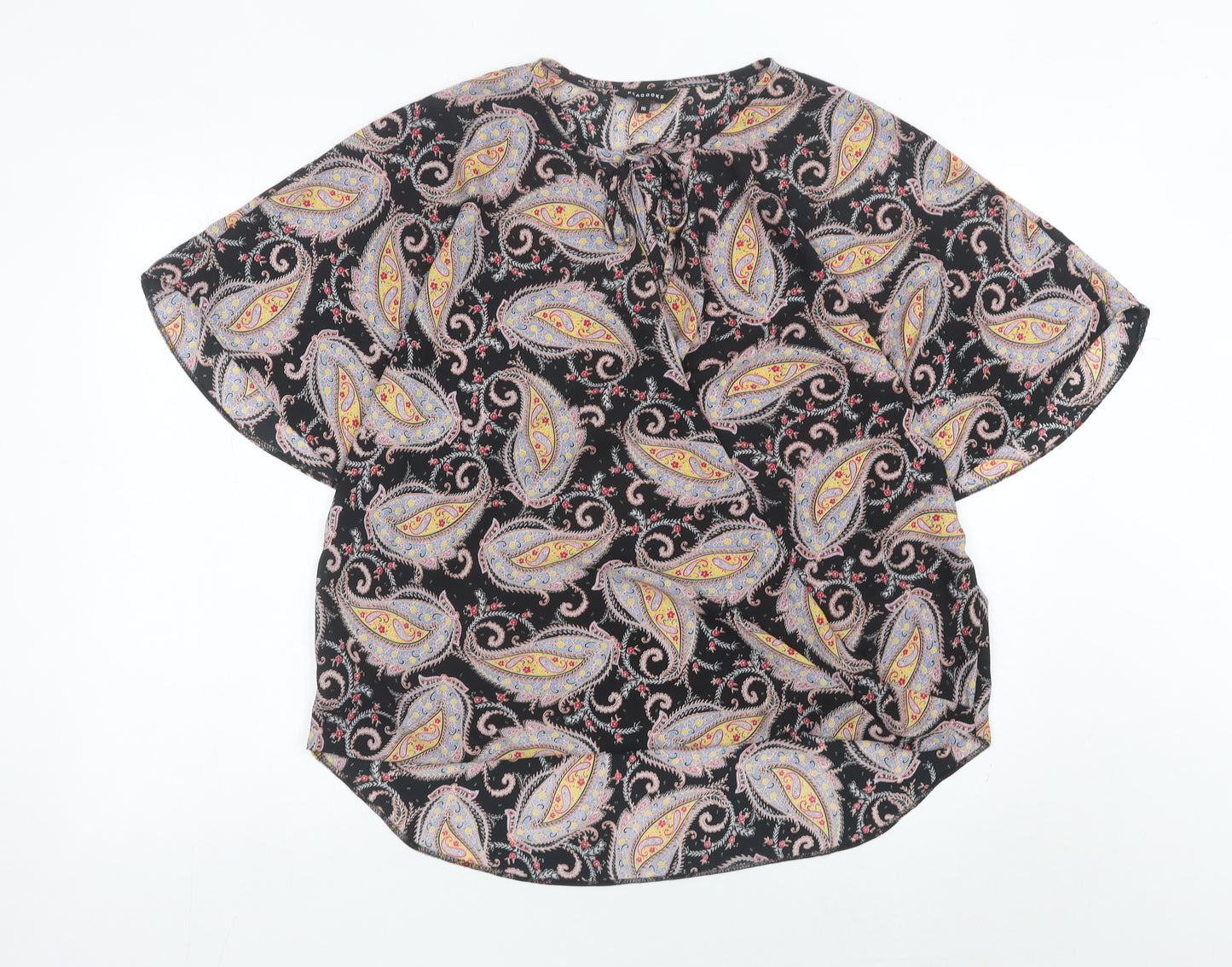 Peacocks Women’s Multicoloured Paisley Tunic Blouse Size 16