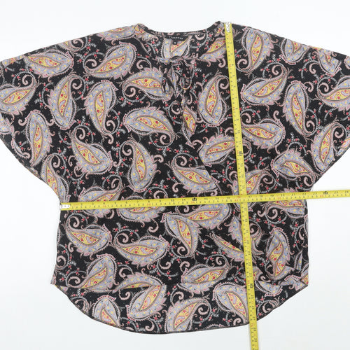 Peacocks Women’s Multicoloured Paisley Tunic Blouse Size 16