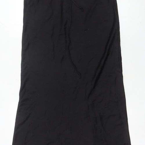 John Lewis Women’s Black Long Pencil Skirt Size 10 Viscose Blend