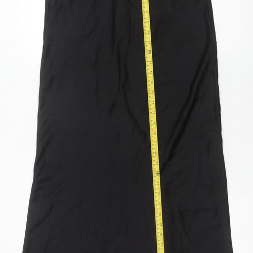 John Lewis Women’s Black Long Pencil Skirt Size 10 Viscose Blend