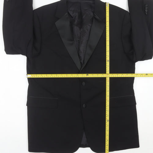 Moss Bros Men's Black 42S Wool Blend Shawl Lapel Tuxedo Jacket