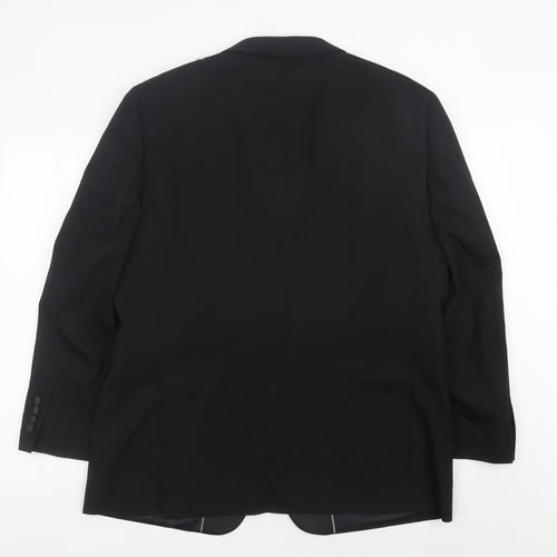 Moss Bros Men's Black 42S Wool Blend Shawl Lapel Tuxedo Jacket