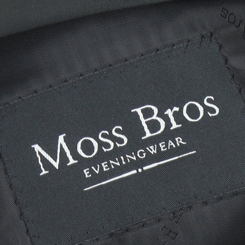 Moss Bros Men's Black 42S Wool Blend Shawl Lapel Tuxedo Jacket