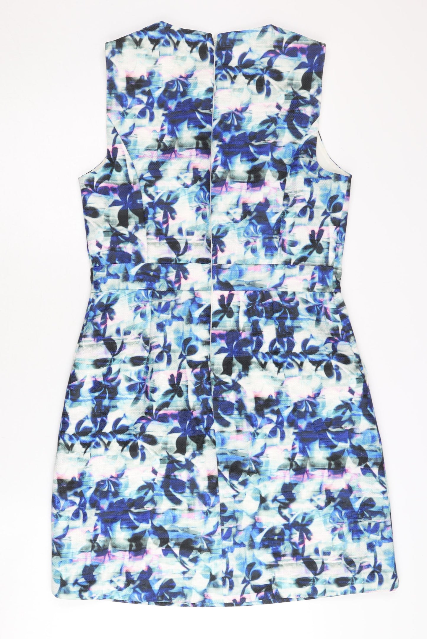 Warehouse Womens Multicoloured Floral Sheath Dress UK 12