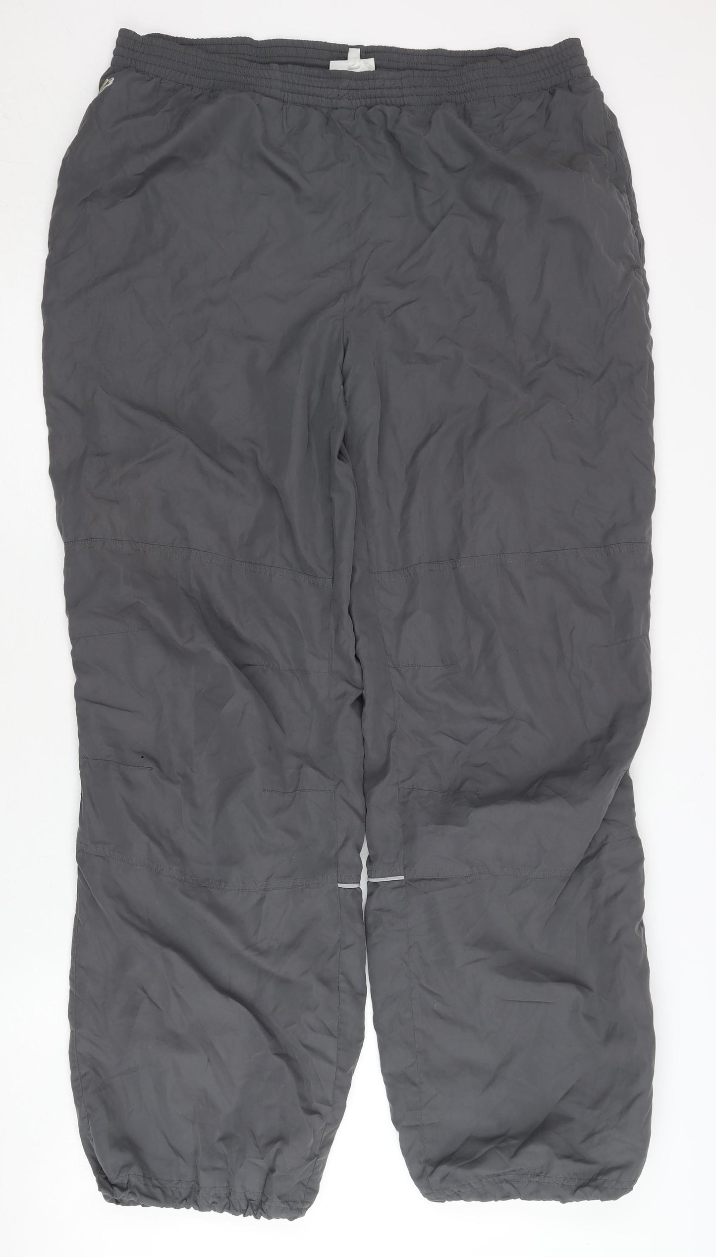 Lacoste Sport Men's Grey L Track Pants Trousers Elastic Waist Gym