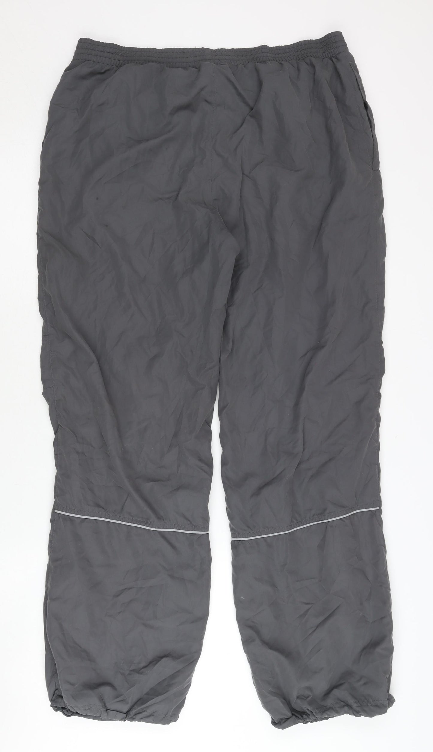 Lacoste Sport Men's Grey L Track Pants Trousers Elastic Waist Gym